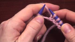 The Knit Stitch Continental Method [upl. by Juanita]