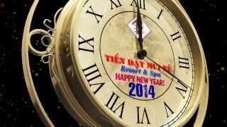 New year countdown Clock 2014 Project for TienDatResort [upl. by Naeerb410]