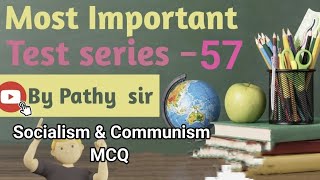 PGT I Growth of Left Movement Socialism and Communism I MCQ 57 I by Dr Pathy sirpathyeducation [upl. by Danielson]