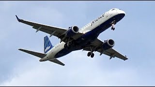 JETBLUE Flight 202 Airbus 321 from Ft Lauderdale lands at New York JFK airport [upl. by Genia]