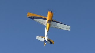 Aerobeez Slick 540 87quot 30 50CC ARF Review  Part 1 Intro and Flight [upl. by Vernor156]