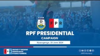 RPF Presidential Campaign  Nyarugenge 25 June 2024 [upl. by Vasilek]