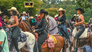 CABALGATA de MUJERES en Caicedonia  Valle 😍 COLOMBIA 2023 [upl. by Jardena943]