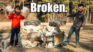 Braydon Price BROKE My Fourwheeler UNBELIEVABLE [upl. by Ortensia]