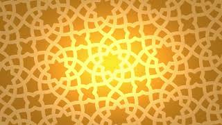 Golden Arabic Islamic Mashrabiya Pattern 4K [upl. by Lyontine]