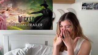 WICKED 2024 OFFICIAL TRAILER REACTION [upl. by Emmi]