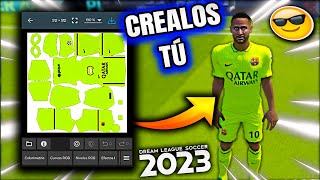 ✅COMO CREAR quotTUS PROPIOS UNIFORMESquot KITS para DREAM LEAGUE SOCCER 2023🤩  Tutorial Básico 2023😎 [upl. by Olympias]