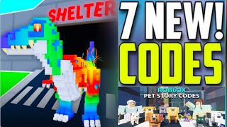 NEW ALL WORKING CODES FOR PET STORY ROBLOX CODES 2024 [upl. by Oaoj]