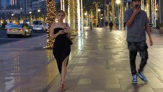 Dubai Emirati Womens Day Downtown City Center Walking Tour [upl. by Lupiv]