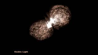 See the massive star Eta Carinae in amazing 3D visualizations [upl. by Bastien]