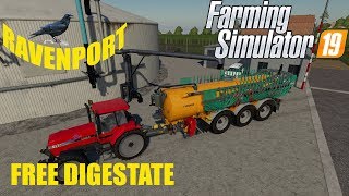 Ravenport Ep 45 Farming Simulator 19 Digestate [upl. by Papert]