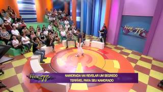 Rapaz quer pegar namorada de convidado no palco  Você na TV 27062014 [upl. by Biles]