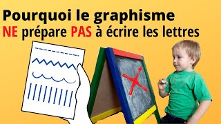 Pourquoi le graphisme ne prépare pas à écrire les lettres [upl. by Nawd]