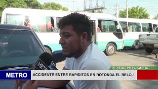 ACCIDENTE ENTRE RAPIDITOS EN ROTONDA EL RELOJ [upl. by Cicily491]