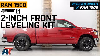 20062022 RAM 1500 Mammoth 2Inch Front Leveling Kit Review amp Install [upl. by Ailero146]