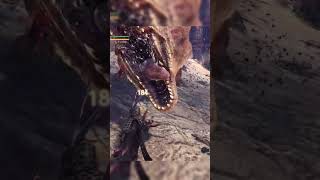 Tigrex Long Sword  Monster Hunter World monsterhunterworld slowmotion epic skills mhwib mhw [upl. by Kulseth]