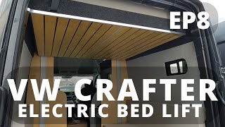 VW Crafter Camper van EP8 Electric Bed Lift Lippert Project 2000 [upl. by Devaney96]