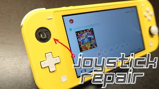 Nintendo Switch Lite Broken Joystick Repair  Fix The Drift  Restoration [upl. by Nna]