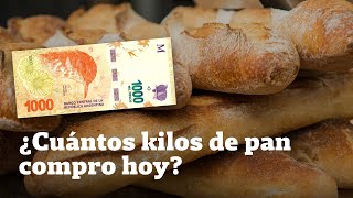 1000 y la inflación ¿Cuántos kilos de pan comprabas en 2016 y cuántos hoy [upl. by Lombard540]