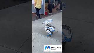 New 2025 Robot Walking at park ai 2025 [upl. by Anwad283]