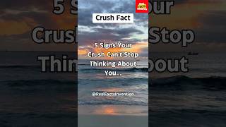 5 Signs your crush cant stop thinking about youshorts crushfacts trending [upl. by Slaughter]