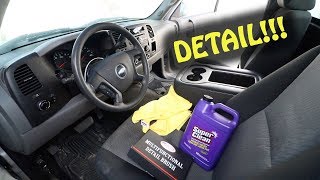 Detailing Interior Single Cab Silverado [upl. by Ecertak]