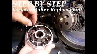 GY6 VariatorRoller Replacement amp TipsSTEP BY STEP [upl. by Enrahs]