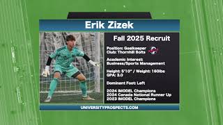 Erik Zizek Fall 2025 Recruit [upl. by Nylasoj98]