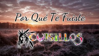 Por Qué Te Fuiste  Banda Cuisillos Letra❤ [upl. by Anneg67]