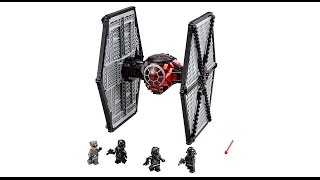 LEGO Star Wars First Order Special Forces Tie Fighter Review 75101 [upl. by Weixel]