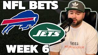 Bills vs Jets MNF Week 6 Bets  NFL Thursday Picks With Kyle Kirms [upl. by Sonaj]