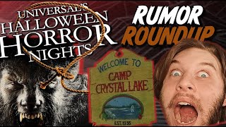 HHN RUMOR ROUNDUP 123 [upl. by Plume]