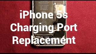 iPhone 5s Charging Port Replacement How To Change [upl. by Strephonn]