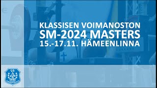 Masters klassisen voimanoston SMkilpailut 2024  N50 63–84 kg [upl. by Anihta]