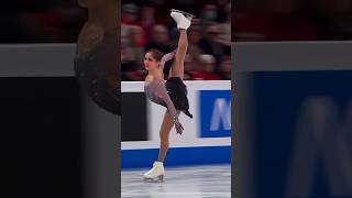 Isabeau Levito 😍 isabeaulevito figureskating worldchampion [upl. by Oaoj528]