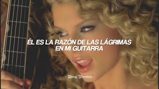 Taylor Swift  Teardrops On My Guitar español [upl. by Trebma]