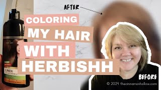 Changing Up My Look With Herbishh Hair Color Review [upl. by Idonah494]