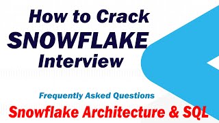 Snowflake Interview Secrets Questions amp Answers Revealed  Top Questions amp Answers 2024 [upl. by Ledniahs765]