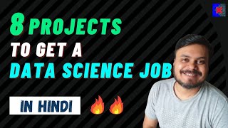 8 Projects To Get A Data Science Job  Projects for Data Science Portfolio [upl. by Ahsemrac764]