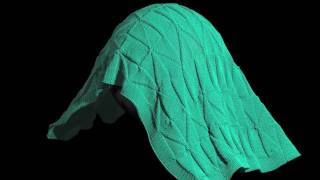 Efficient Yarnbased Cloth with Adaptive Contact Linearization  Highlights [upl. by Htebazila]