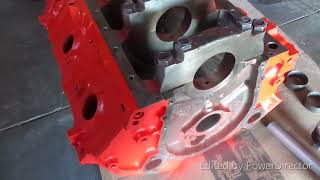 454 Engine cam bearing install [upl. by Aneerol]