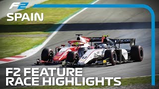 Formula 2 Feature Race Highlights  2019 Spanish Grand Prix [upl. by Taran]