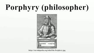 Porphyry philosopher [upl. by Florella910]