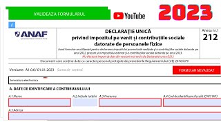 Declaratie ANAF 2023 profit vanzare actiuni bursa  Spatiu Privat Virtual  Bursa Valori Bucuresti [upl. by Irrem]