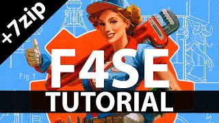 How To Install Fallout 4 Script Extender with 7Zip [upl. by Gainor]