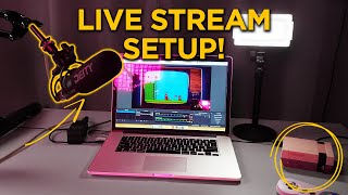 How To Set Up a Live Stream With OBS Studio  A Guide to Twitch Streaming Your Games [upl. by Yanel]