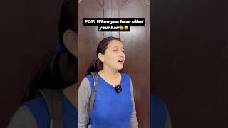 Konkon Oiling krta hai💆‍♀️share explorepage trendingshorts school viralvideo relatable [upl. by Bessie]