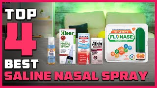 Top 5 Best Saline Nasal Spray Review in 2024  Product Benefits Nasal Relief Moisturizing [upl. by Dry348]