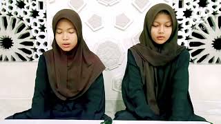 AISYAH amp ZHAFIRA  DUET KEREN SURAH AL INSYIQOQ [upl. by Mamoun]