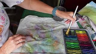 Inktense Discover an Exciting Fabric Painting Method [upl. by Menzies599]